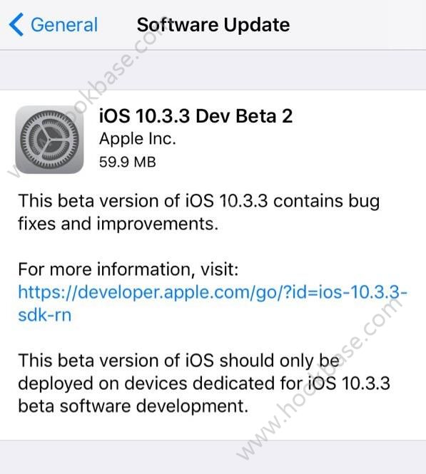 iOS10.3.3beta2ļַǶ٣iOS10.3.3beta2ٷַ̼ͼƬ1