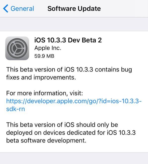 iOS10.3.3beta2ʲôiOS10.3.3beta2ݽ[ͼ]