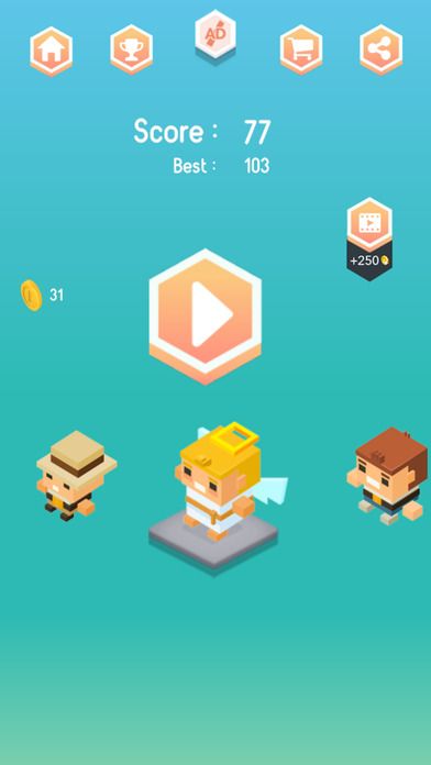 3D鱼ܸ°׿棨3D Blocky Run  v1.0ͼ2