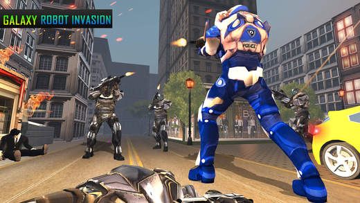 Flying Robot Police Hero BattleϷٷ  v1.0ͼ1