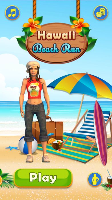 ɳ̲ܿᰲ׿棨Hawaii Beach Run  v1.0ͼ5