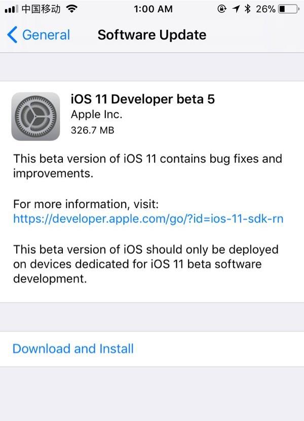iOS11 Beta5��ô������iOS11 Beta5����������������[ͼ]