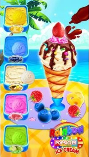 Rainbow ice cream collectingϷ׿ͼƬ1