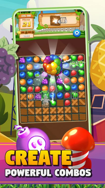 甜水果方块粉碎游戏官方版图片2