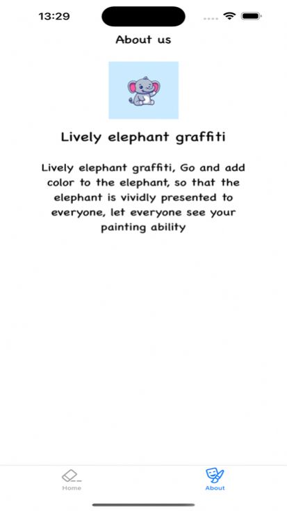 Lively elephant graffiti appͼ2