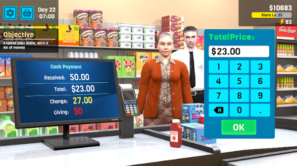 Supermarket Manager Simulator MOD APK 1.11ͼ1