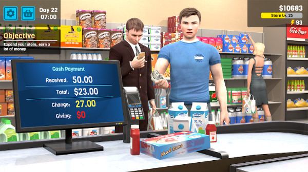 Supermarket Manager Simulator MOD APK 1.11ͼ2