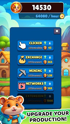 Hamster Clicker Combat Tycoon mod apk unlimited money  v1.3.11ͼ1