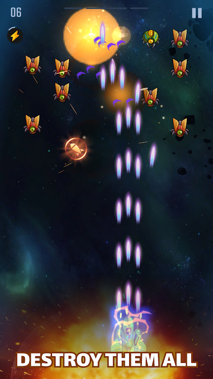 Galaxy Shooter Attack 2024 mod apk game downloadͼƬ2