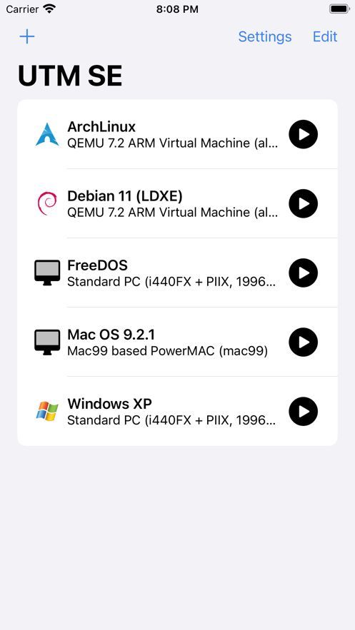 UTM SE: Retro PC emulator ios for downloadͼƬ1