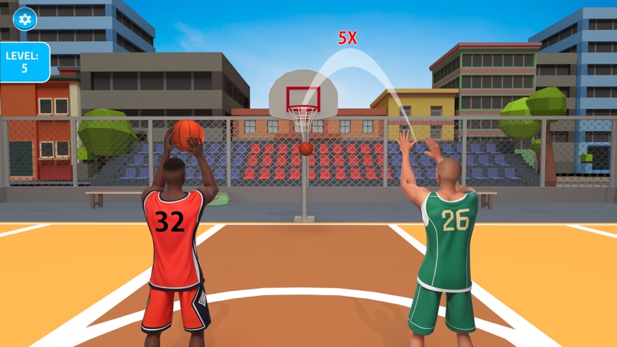 Dunk Hit Basketball Games mod apk ͼƬ1