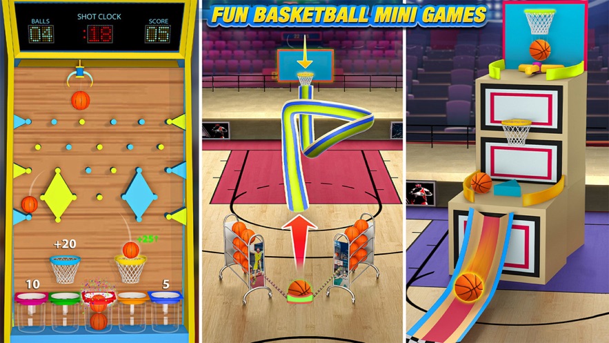 Dunk Hit Basketball Games mod apk ͼƬ2