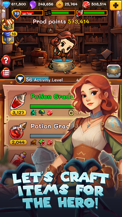 IDLE Skull Hero Unlimited gold for androidͼƬ1