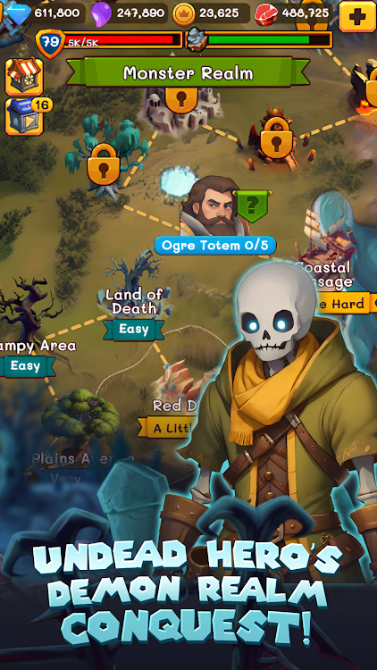 IDLE Skull Hero Unlimited gold for androidͼƬ2