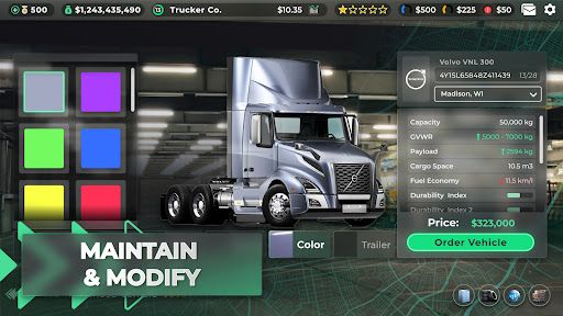 Truck Manager 2024 mod apk unlimited everythingͼ3