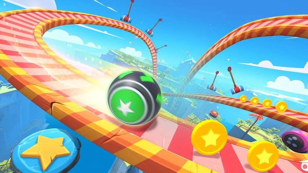 3D Super Rolling Ball Race gameͼ2