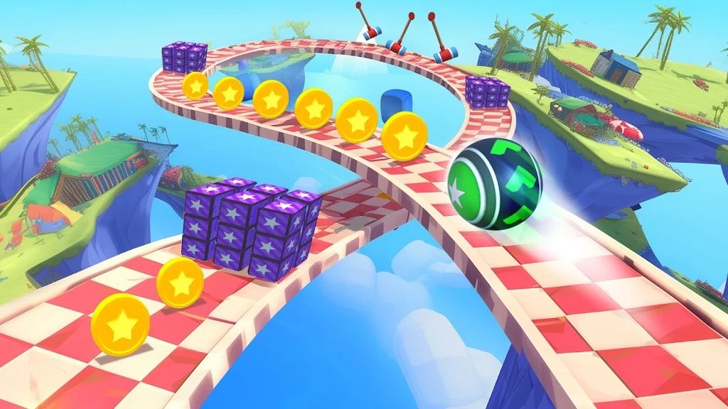 3D Super Rolling Ball Race gameͼ1