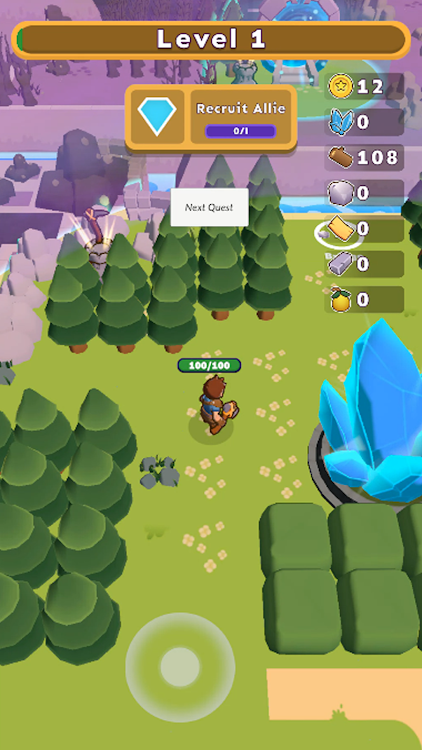 Crystal Quest Topdown Heroes game for androidͼƬ1