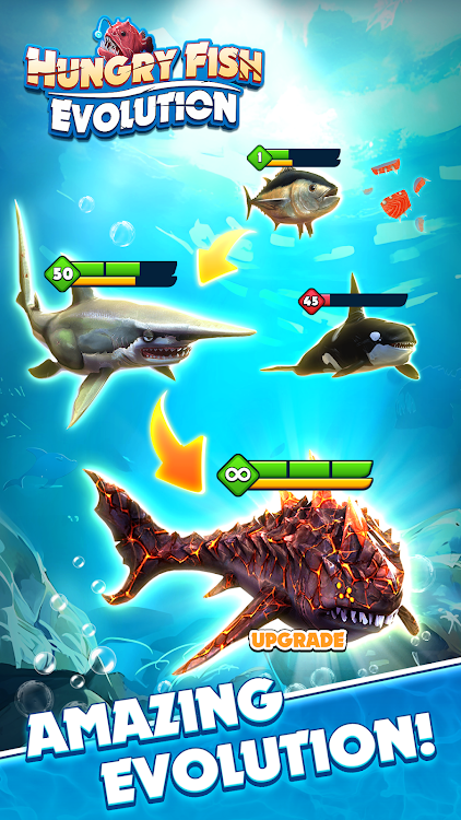 Hungry Fish Evolution mod apk unlimited money and gemsͼƬ1