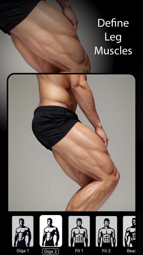 Download GigaBody AI Muscle filter 0.51.0 APK Premium Unlocked for Android  v0.51.0ͼ3