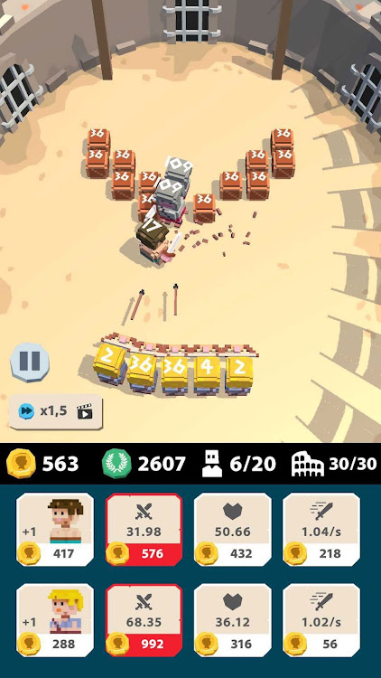 Clash Arena Army Idle Clicker mod apk Unlimited gold  v0.1.20ͼ3