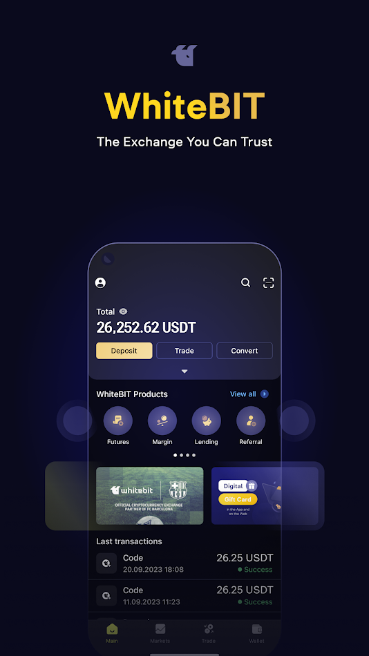 WhiteBIT appٷͼƬ1